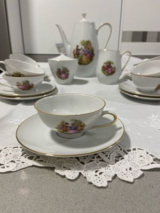 Juego de café Winterling Bavaria porcelana