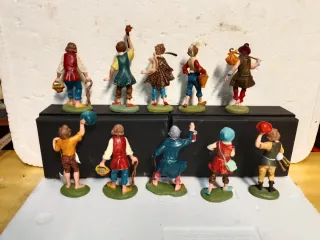 Pastori presepe cm 7 plastica