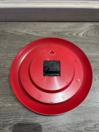 Orologio da parete Coca-Cola Vintage con cornice rossa