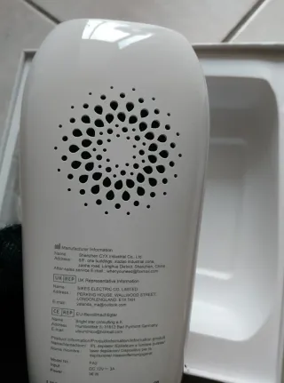 Depilatore IPL Aminzer Rosa e Bianco