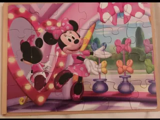 Puzzle de Madera Minnie Mouse