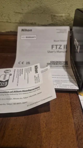 Nikon FTZ II Mount Adapter