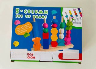 Juego Montessori Motricidad Fina Bloques Madera