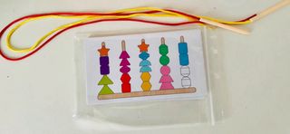 Juego Montessori Motricidad Fina Bloques Madera