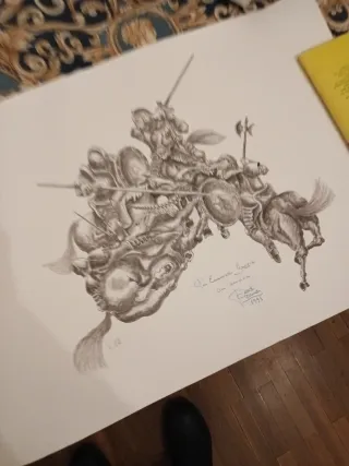 Disegno a carboncino 50x70 cm