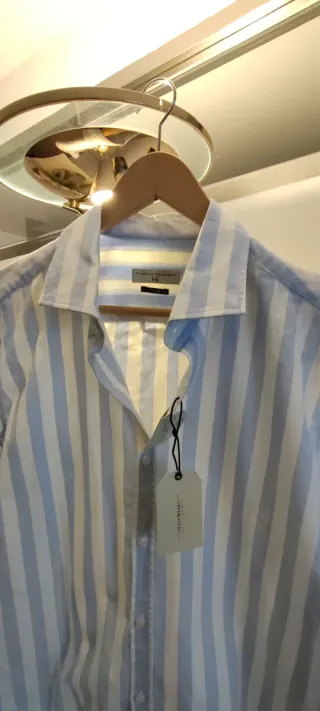 Camisa Oxford Easy Wear,  Rayas T/XL