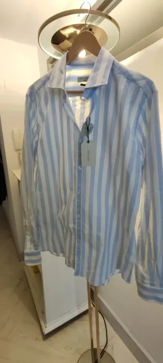 Camisa Oxford Easy Wear,  Rayas T/XL