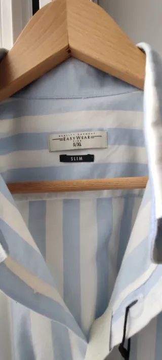 Camisa Oxford Easy Wear,  Rayas T/XL