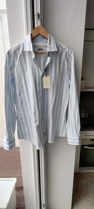 Camisa Oxford Easy Wear,  Rayas T/XL