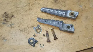 Coppia pedalini passeggero Aprilia RS 125