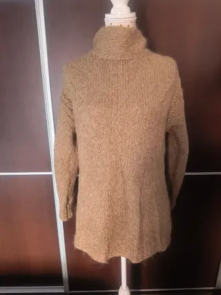 Jersey Zara cuello alto lazo