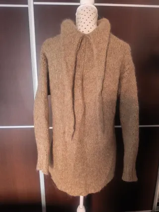 Jersey Zara cuello alto lazo