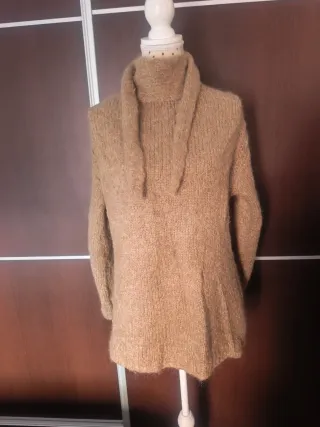 Jersey Zara cuello alto lazo