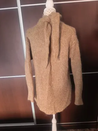 Jersey Zara cuello alto lazo