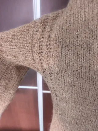 Jersey Zara cuello alto lazo