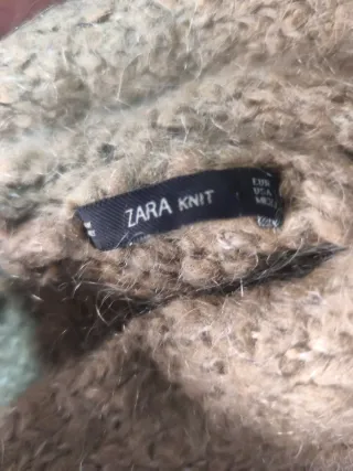 Jersey Zara cuello alto lazo