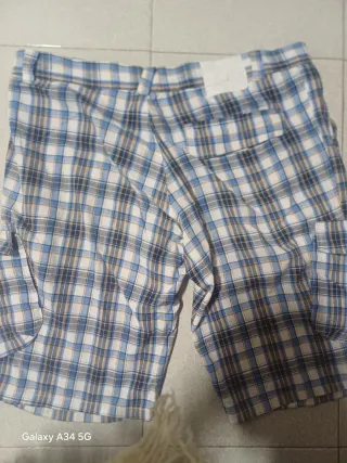 Pantaloni a quadri uomo taglia 52