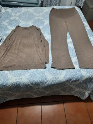 Conjunto premamá marrón