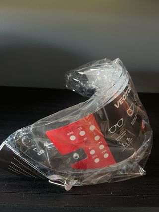 LS2 Vector II Carbon Visor Transparente