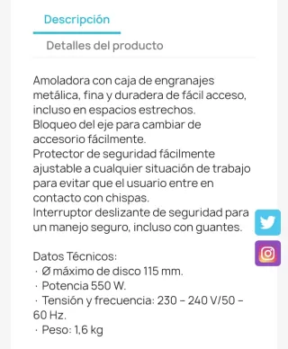 Amoladora Skil 550W 115mm 9005