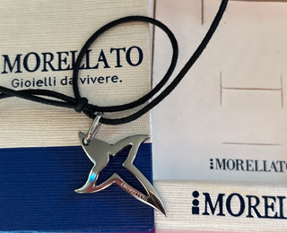 Collana Morellato con croce oro e argento