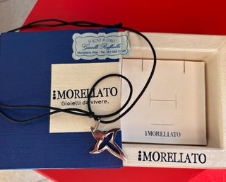 Collana Morellato con croce oro e argento