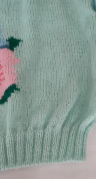 Maglione donna vintage floreale