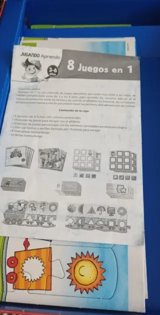 Juegos Educativos Clementoni 8 en 1. Clementoni