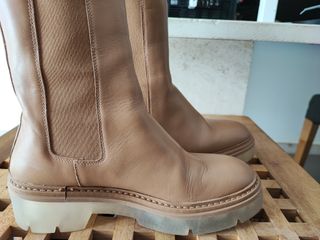 Botas Uterqüe Beige Talla 36