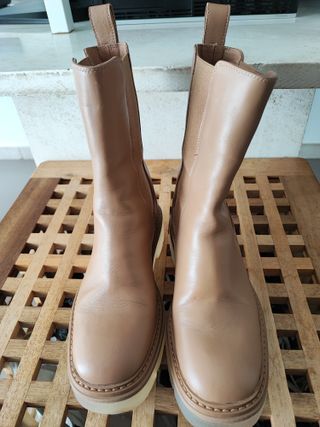 Botas Uterqüe Beige Talla 36