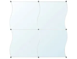 Espejo modular decorativo 8 piezas