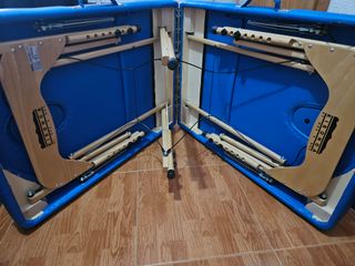 Camilla plegable + carrito portacamillas