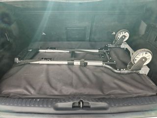 Camilla plegable + carrito portacamillas