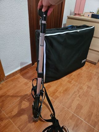 Camilla plegable + carrito portacamillas