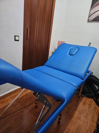 Camilla plegable + carrito portacamillas