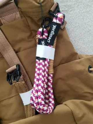 Mochila Desigual Multiposición Marrón Multicolor