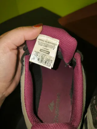 Zapatos de montaña beige mujer