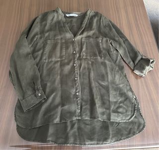Blusa Zara de lino