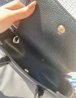 Borsetta Enrico Coveri con tracolla nera