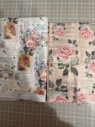 Telas variadas con diseño vintage