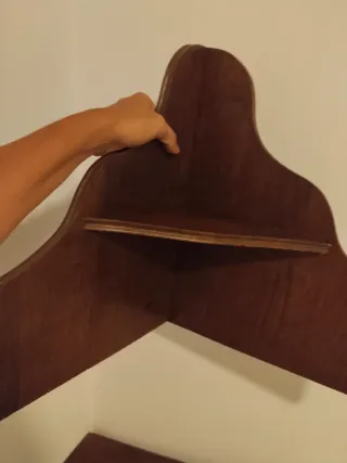 Mueble esquinero antiguo de madera