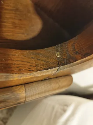 Mueble esquinero antiguo de madera