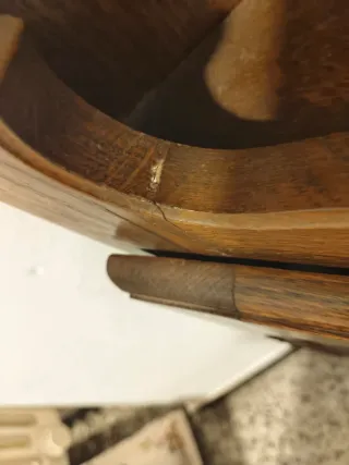 Mueble esquinero antiguo de madera