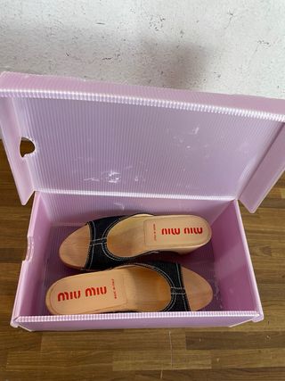 Miu Miu Zoccoli Tg 38