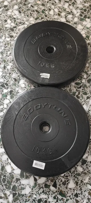 Disco de pesas Bodytone 10kg c/u Precio por Dos