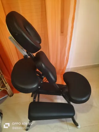 Silla plegable para masajes de espalda