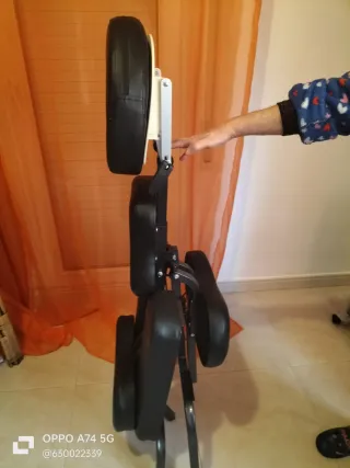 Silla plegable para masajes de espalda