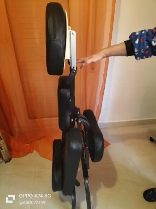 Silla plegable para masajes de espalda