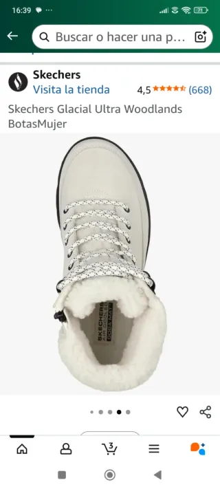 Botas Skechers Glacial Ultra Woodlands NUEVAS,n°37