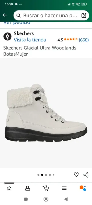 Botas Skechers Glacial Ultra Woodlands NUEVAS,n°37